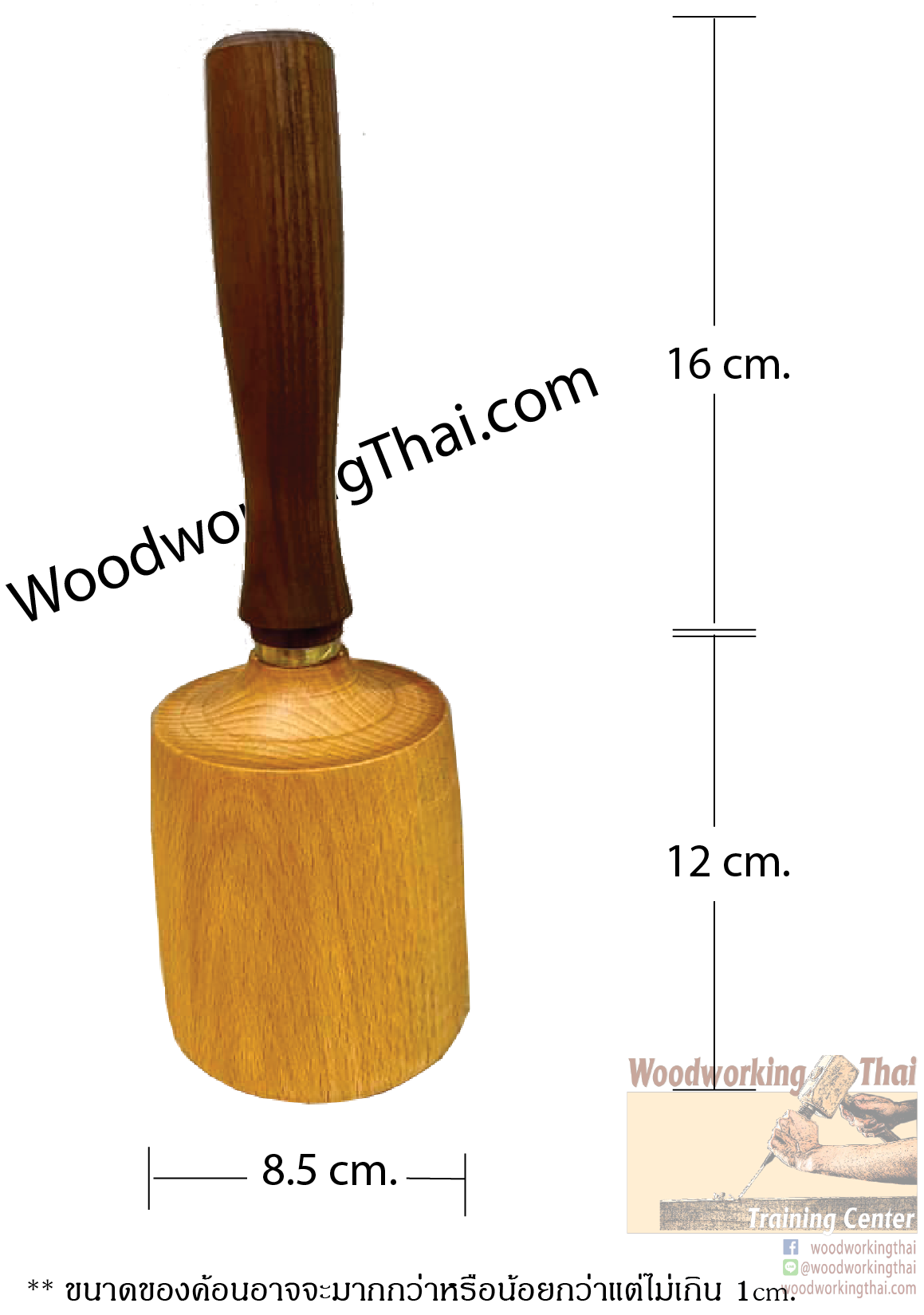 ค้อนไม้บีช (Carving mallet)