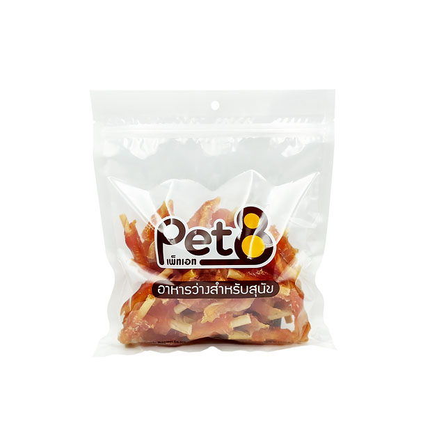Pet8 JJA46 สันในไก่เสียบแท่งเกลียว 2.5 (450 g.)