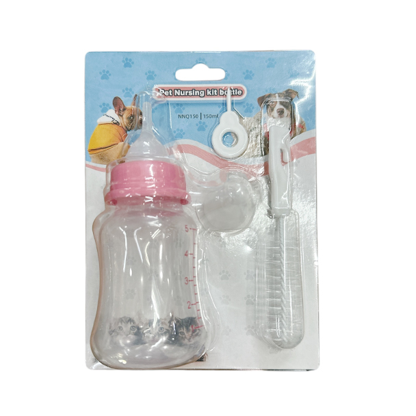 K/P Pet Botlles HB-150 ขวดนม+แปรงล้าง+จุกนมใหญ่ Same 05552 (คละสี)