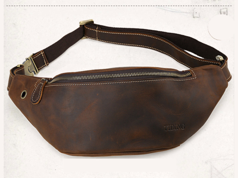 For You Leather LB25 กระเป๋าคาดอก กระเป๋าคาดเอว ผู้ชาย หนังแท้พรีเมียม LB25