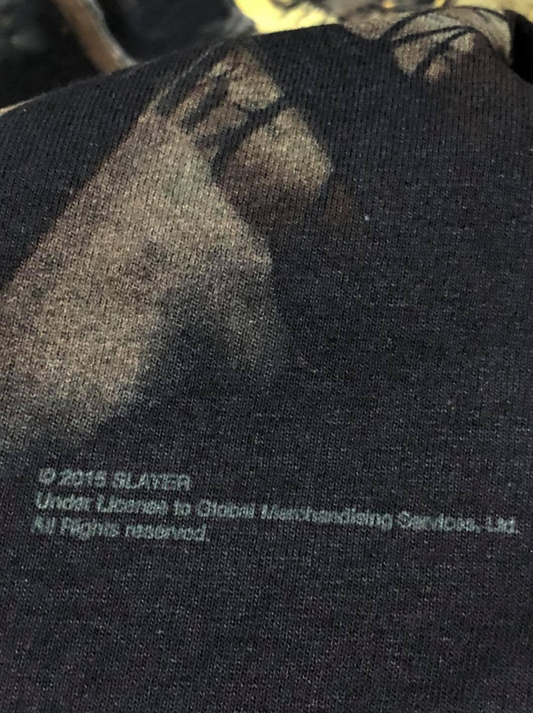 เสื้อวง Slayer Usa Tour ปี 2015 Size M เสื้อทัวร์หน้างาน สินค้าลิขสิทธิ์แท้ 100%