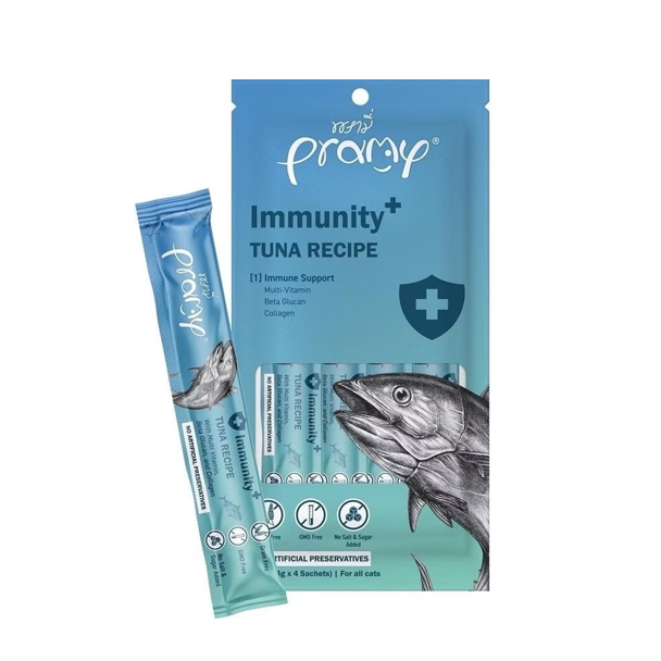 Pramy SM1 Immunity+ ทูน่า สมูทตี้ 56 กรัม (14gx4)