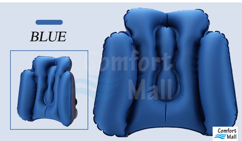 หมอนรองหลังปั๊มลม หมอนพิงหลังปั๊มลม - สีกรม