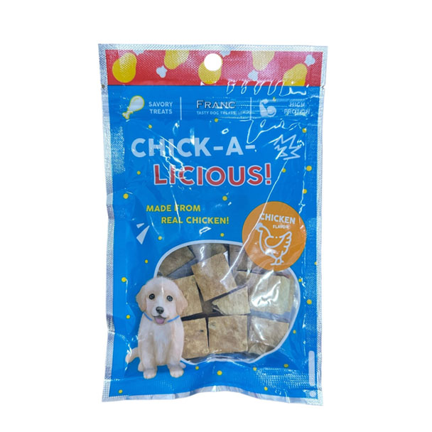Franc DS31 แซนวิซปลาแผ่น สอดไส้ไก่ รสไก่ 50 กรัม