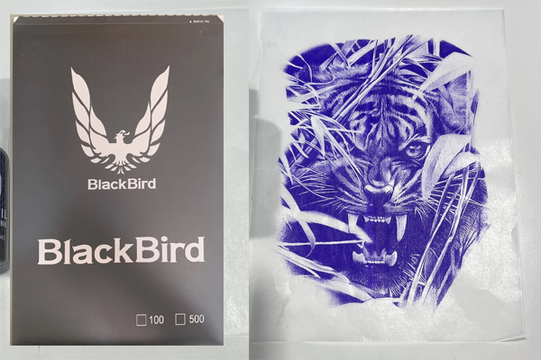 ชุดหมึกStencil printing ink พร้อมเครื่องพิมพ์ ชุดหมึกStencil Priter Ink +กระดาษCopyblackbirdเครื่องปริ้นเตอร์Epson M1120 ชุดพิเศษ7,990฿ สำหรับงานสัก งานลอกลาย