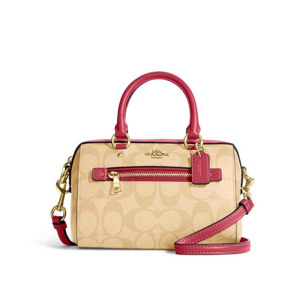 กระเป๋าสะพายข้าง COACH C9947 MINI ROWAN CROSSBODY IN SIGNATURE CANVAS (IMP4J) [C9947IMP4J-MB]