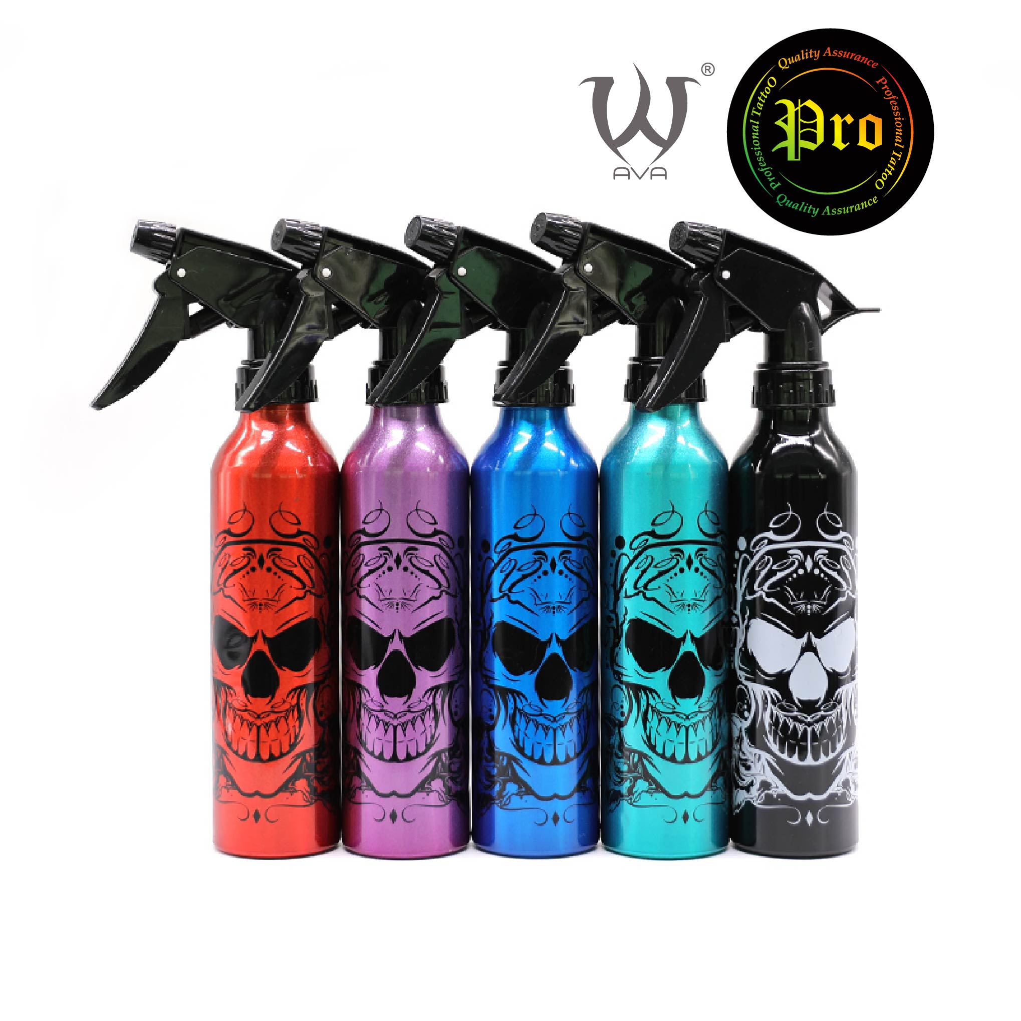 AVA ขวดฉีดมีลาย AVA Skull Tattoo Bottle