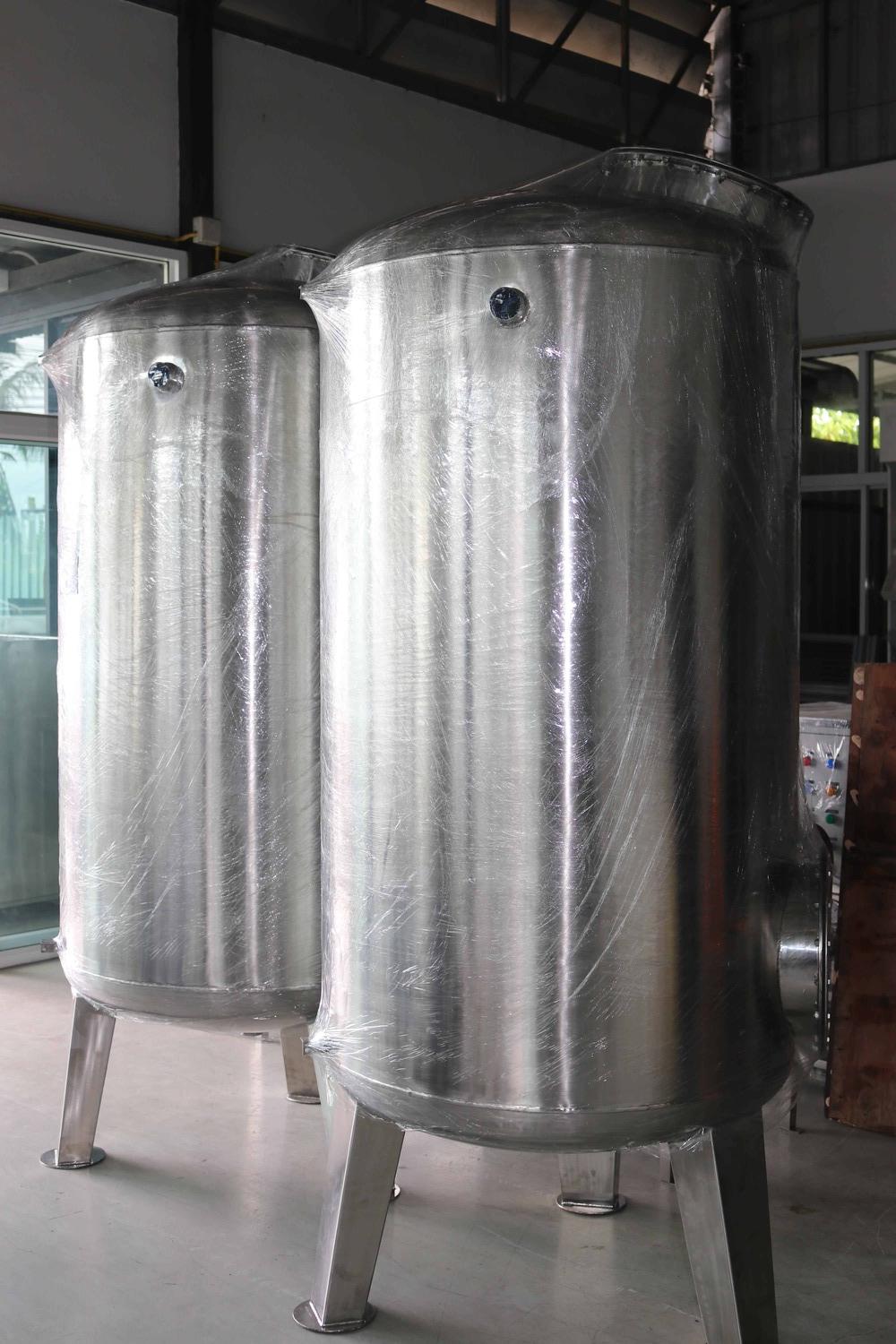 ถังกรองสแตนเลส18นิ้วหนา2มม