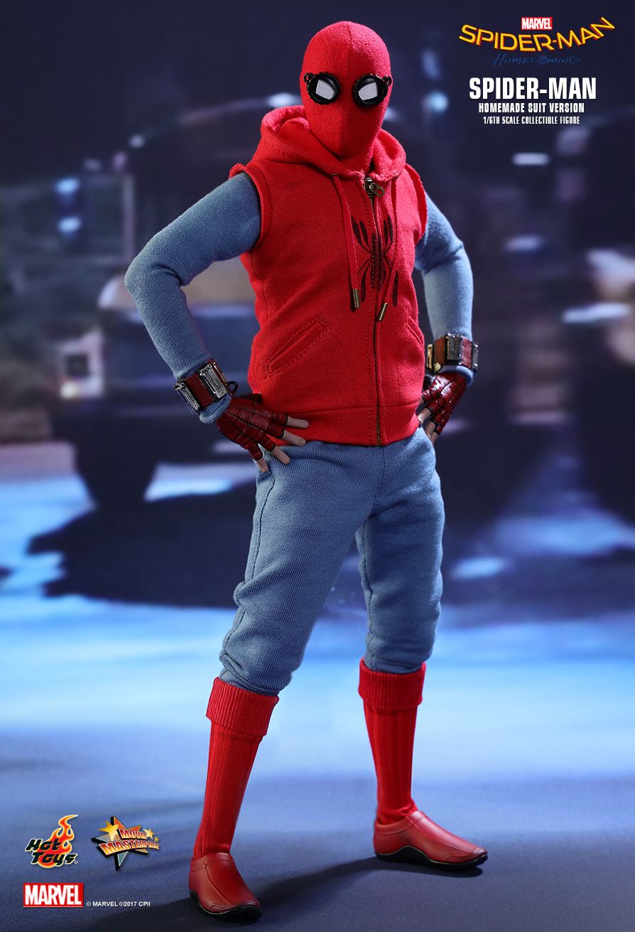 Spider Man : Homecoming - Spider Man Homemade Suit Version 1/6TH Scale [ของแท้]
