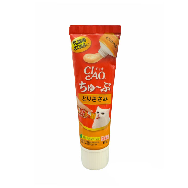 YP CIAO CS-153 ชูหรุ ทูป ครีมแมวเลีย สูตรไก่ 80 กรัม