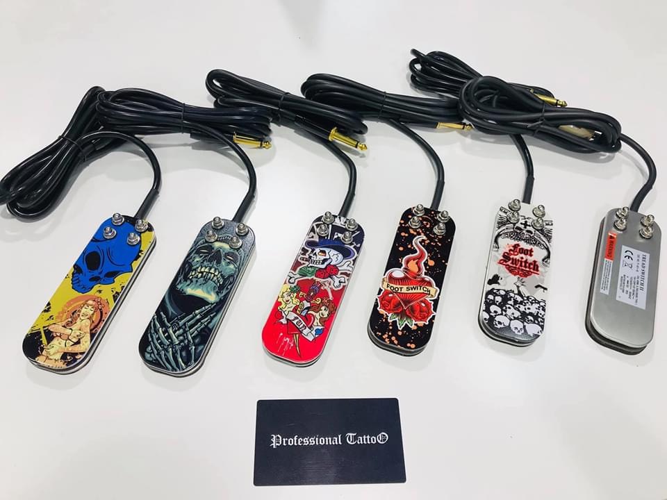 ฟุตสวิทช์แบนมีลาย Foot Switch สวิทช์เท้าเหยียบ