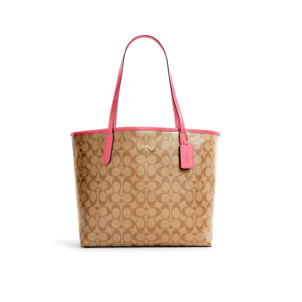 COACH 5696 CITY TOTE IN SIGNATURE CANVAS (IMD9S) [5696IMD9S-RA]