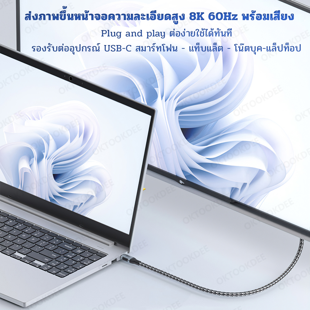 สายชาร์จ E-Marker USB-C PD240W USB 4 40Gbps 8K@60Hz (USB-C to USB-C) U004