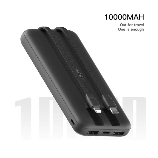 แบตสำรอง Orsen by Eloop E33 ความจุ 10000mAh เเบบไม่มีสายในตัวเเละ มีสายในตัว