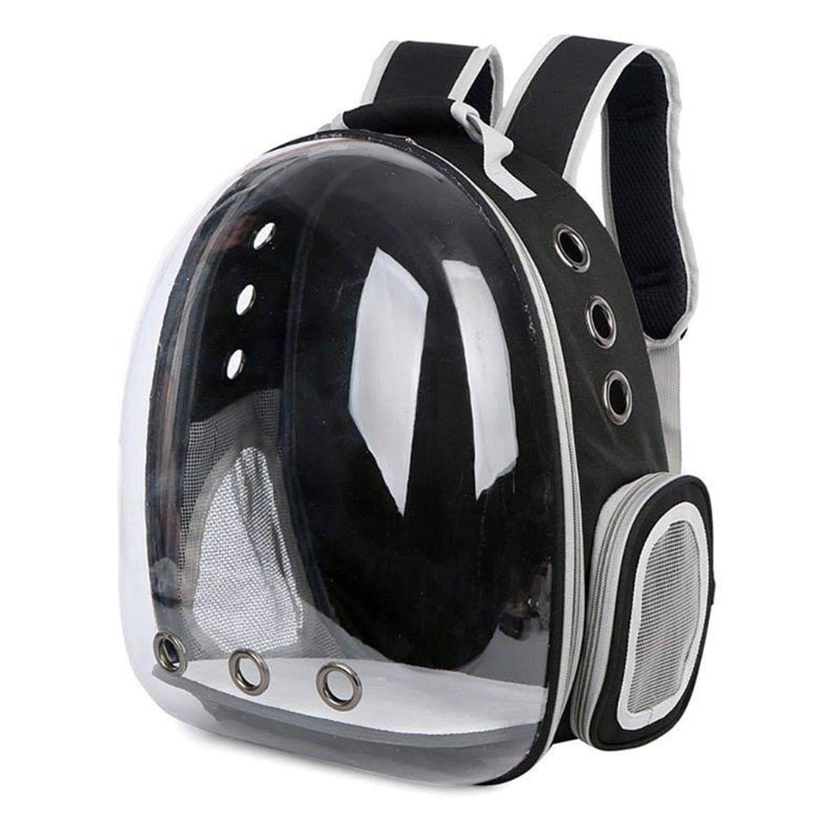 FB/OL กระเป๋าอวกาศด้านหน้าใส สีดำ