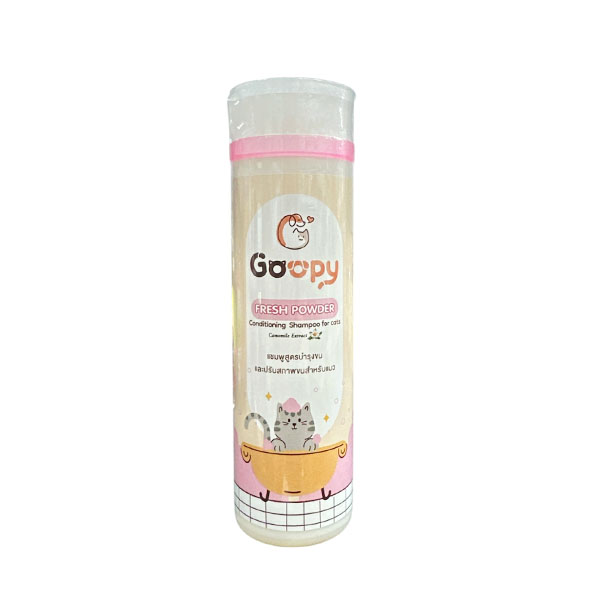 Goopy แชมพูแมว กลิ่น Fresh Powder 200 มล. (ชมพู)