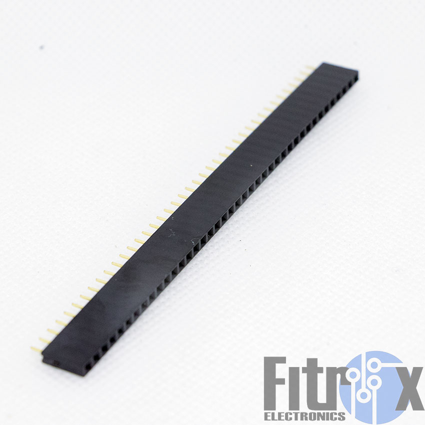 2.54mm Female Pin Header ก้างปลาตัวเมียแถวเดี่ยว