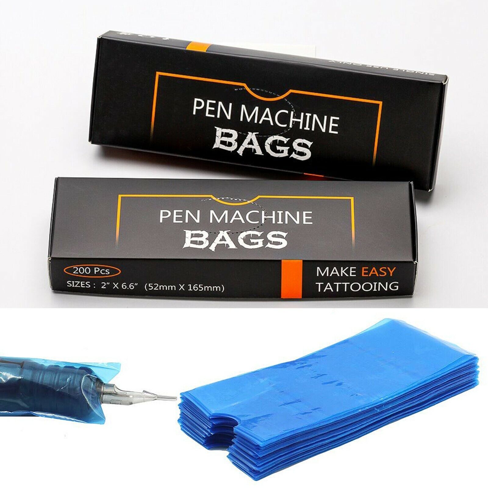 EZ EZ พลาสติกหุ้มปากกา Pen Machine Bags