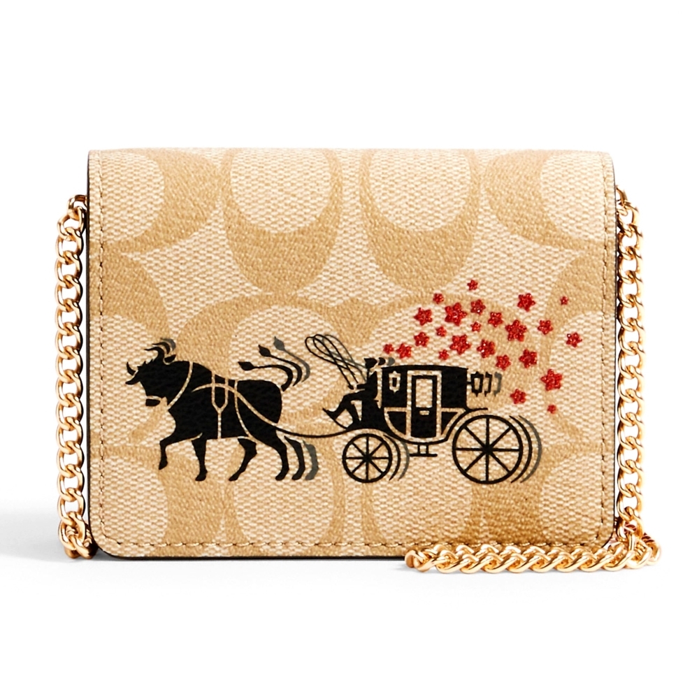 COACH C2180 LUNAR NEW YEAR JES CROSSBODY IN SIGNATURE CANVAS WITH OX AND CARRIAGE (IMOT4) [C2258IMOT4]