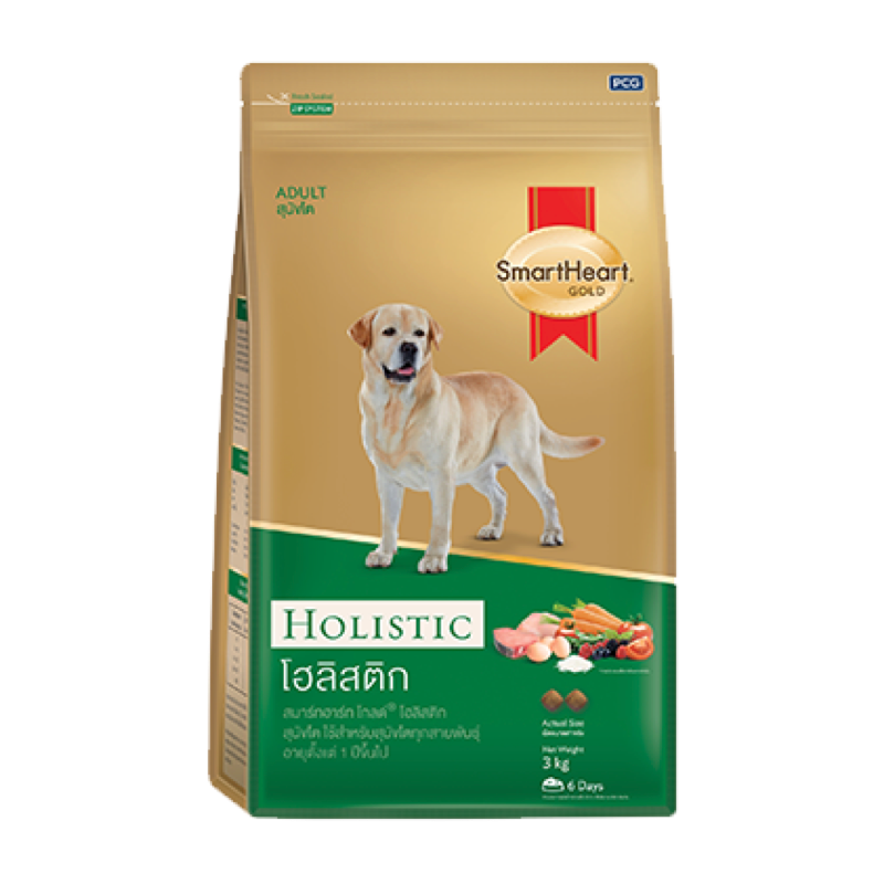 Smart Heart Holistic สุนัขโตทุกสายพันธุ์ 3 Kg.