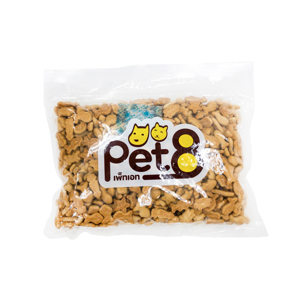 Pet8 JC34 บิสกิตสุนัข-รสเนื้อ 500 g.
