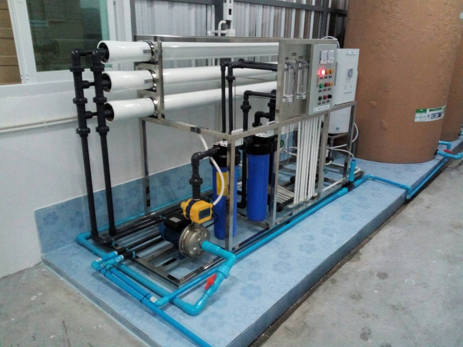 เครื่องกรองroอุตสหกรรม36000ลิตร/วัน