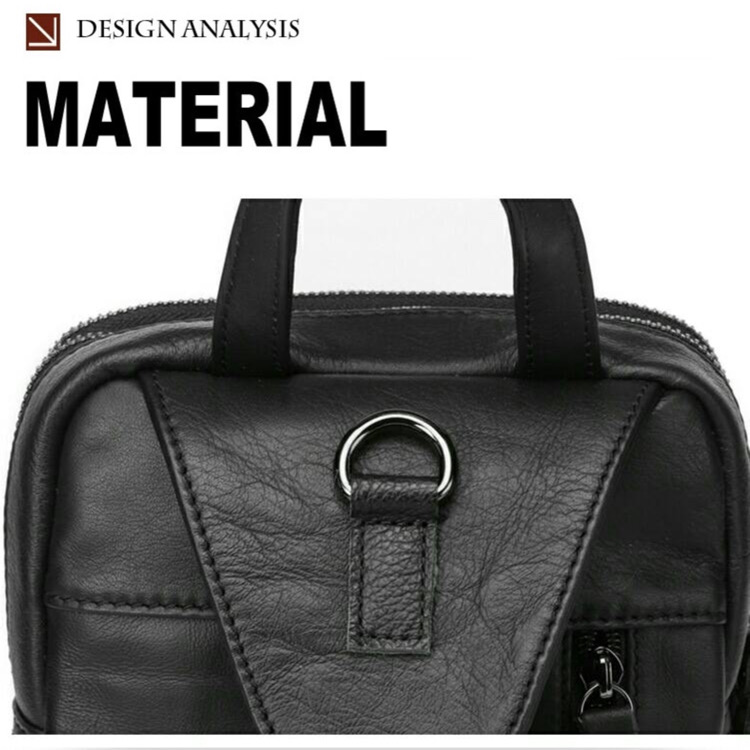 For You Leather LB41 กระเป๋าคาดอก กระเป๋าสะพายพาดลำตัว กระเป๋าสะพายไหล่ หนังแท้ ช่องเยอะ LB41