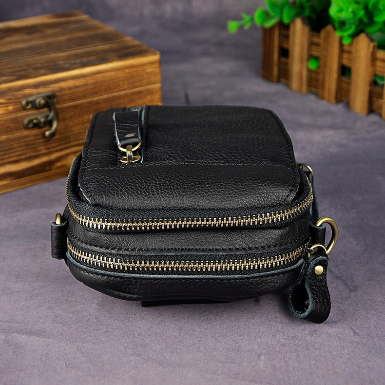 For You Leather LB36 กระเป๋าคาดเข็มขัด กระเป๋าสะพายข้าง ใบเล็ก กระเป๋าผู้ชาย กระเป๋าหนังแท้ LB36