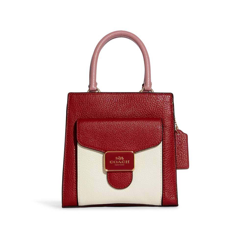 กระเป๋าสะพายข้าง COACH C6994 MINI PEPPER CROSSBODY IN COLORBLOCK (IMFFL) [C6994IMFFL-MA]