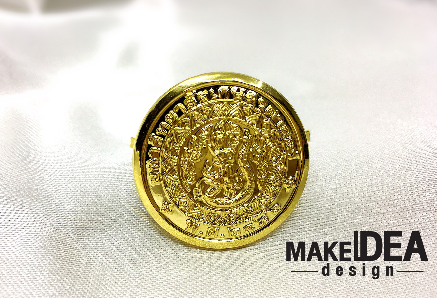 เข็มตราสัญลักษณ์สถาบัน หัวเข็มขัด กระดุม