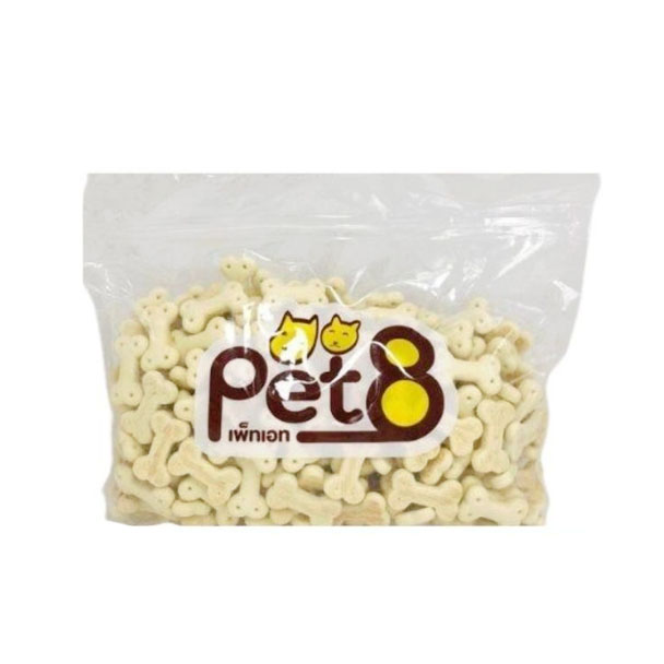 Pet8 JC31 บิสกิตสุนัข-รสนม 500 g.