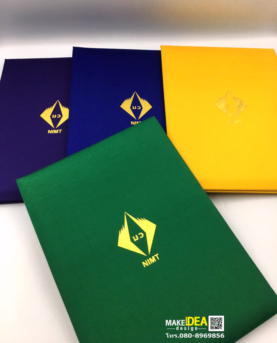 ปกผ้าไหมใส่ใบประกาศ ขนาด A4