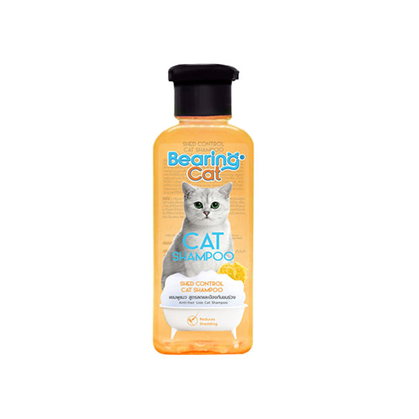 Bearing Cat แชมพูแมว 250 มล. # ส้ม สูตรลดและป้องกันขนร่วง