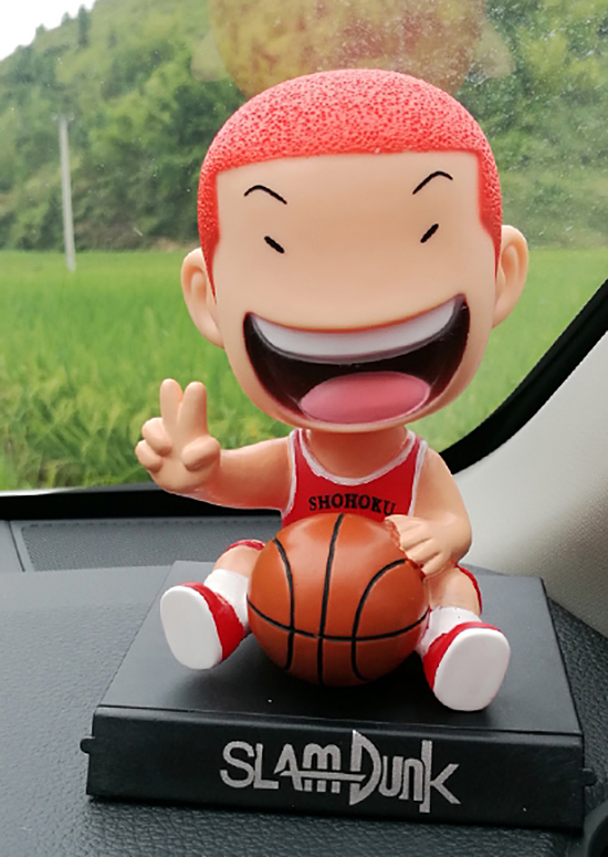 Slam Dunk - Sakuragi Hanamichi Figure สำหรับติดหน้ารถยนต์