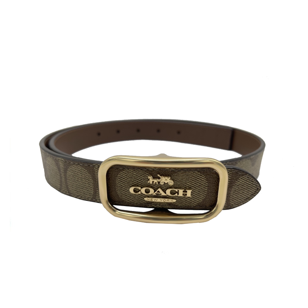เข็มขัด COACH CE971 Morgan Rectangle Buckle Belt (IMBDXM) [CE971IMBDXM]