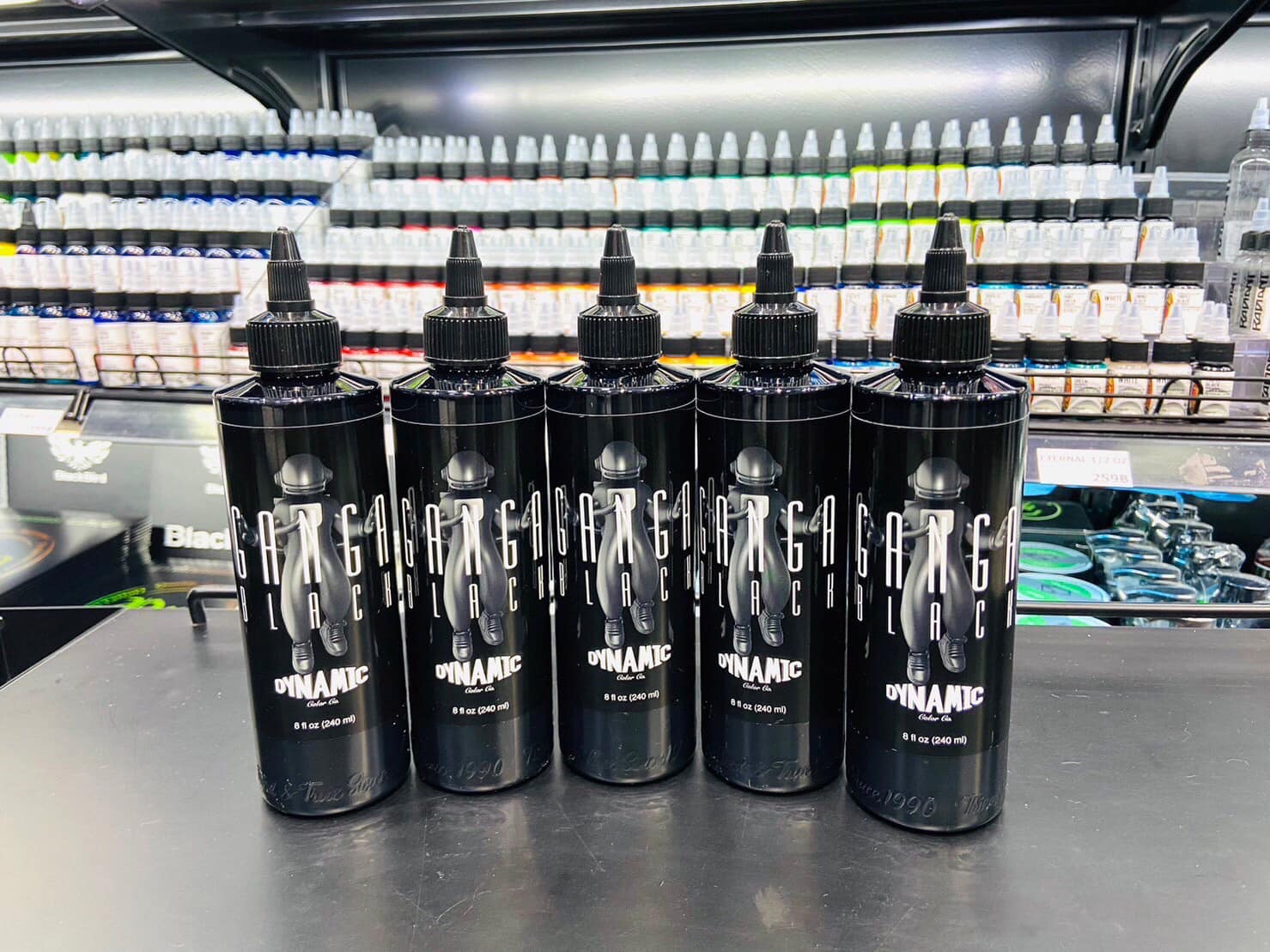 DYNAMIC GANGA 8OZ สำหรับงานพอร์ตเทรตสีดำและสีเทา การไล่ระดับสี เฉดเงา