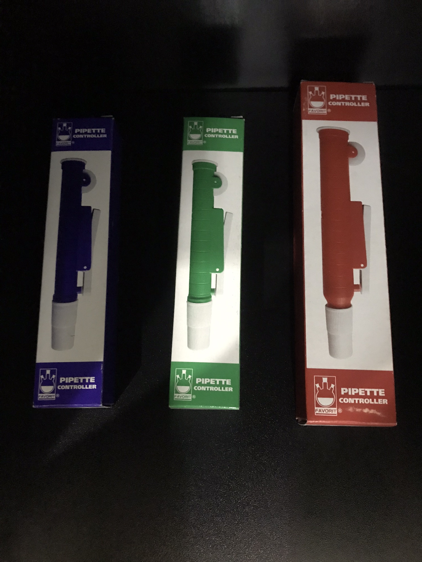 ที่ปั้มปิเปตชนิด ABS 0-2 ml สีน้ำเงิน Pipette Pump "Favorit"