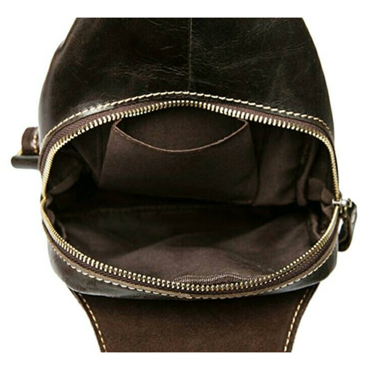 For You Leather LB31 กระเป๋าคาดอก สะพายไหล่ ผู้ชาย หนังแท้ LB31