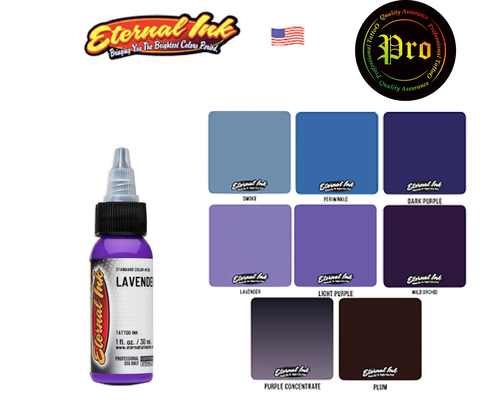 ETERNAL TATTOO INK สีสัก ETERNAL TATTOO INK 1oz หมึกสักอีเทอนอล 1 ออนซ์ 1 ออนซ์