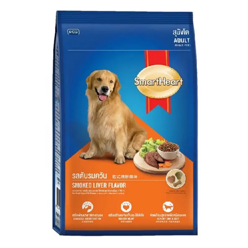 Smart Heart สุนัขโต รสตับรมควัน 10 Kg.