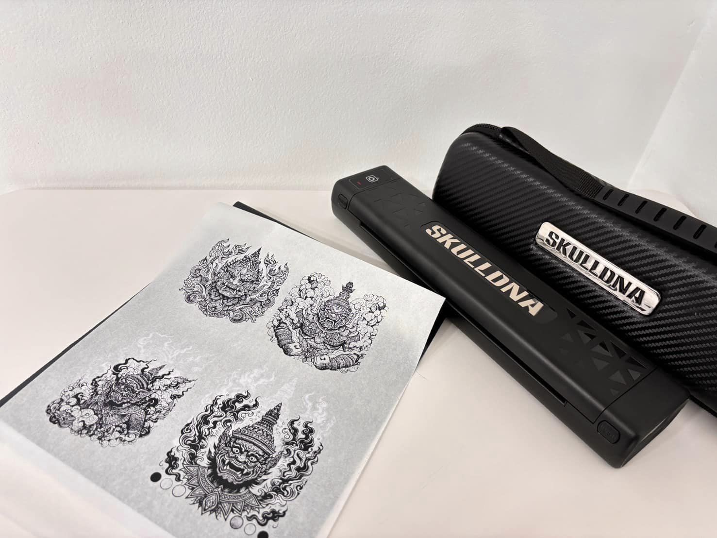 เครื่องลอกลายSKULL DNA เครื่องลอกลายSKULLDNA SP20 WIRELESS PRINTER BLACK