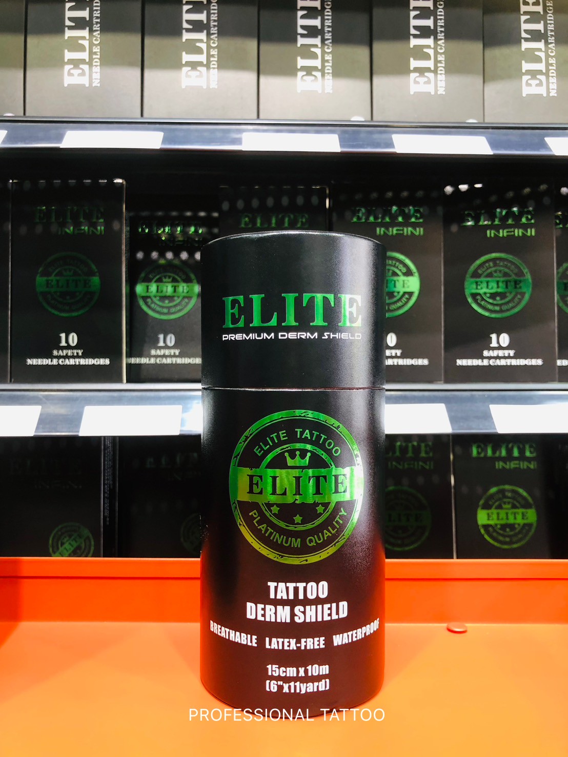 ELITE Premium Derm Shield ฟิล์มแลปหลังสัก Elite Premium ELITE Premium Derm Shield ฟิล์มแลปหลังสัก Elite Premium กล่องดำ