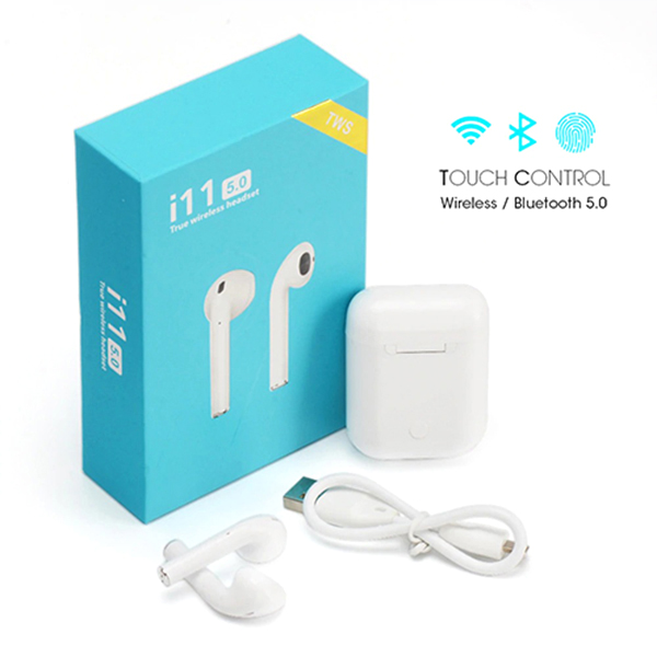 หูฟังบลูทูธ i11 TWS Bluetooth 5.0 True Wireless Airpods ทัชสกรีนไร้สาย