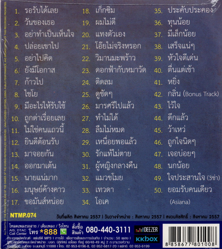 CD MP3 ติ๊ก ชิโร่ (ชุด 25 ปี ติ๊ก ชิโร่ รอรับได้เลย)