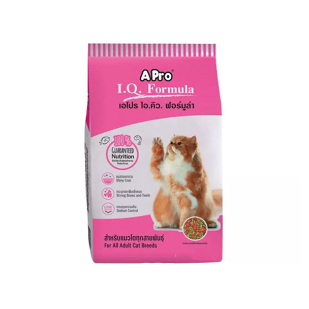 A-Pro IQ แมวโต-รวมรส 20 Kg. (เขียวแดง)