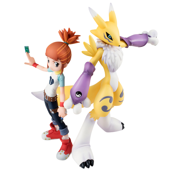 Digimon : Tamers - G.E.M. Makino Ruki & Renamon Figure [ของแท้]