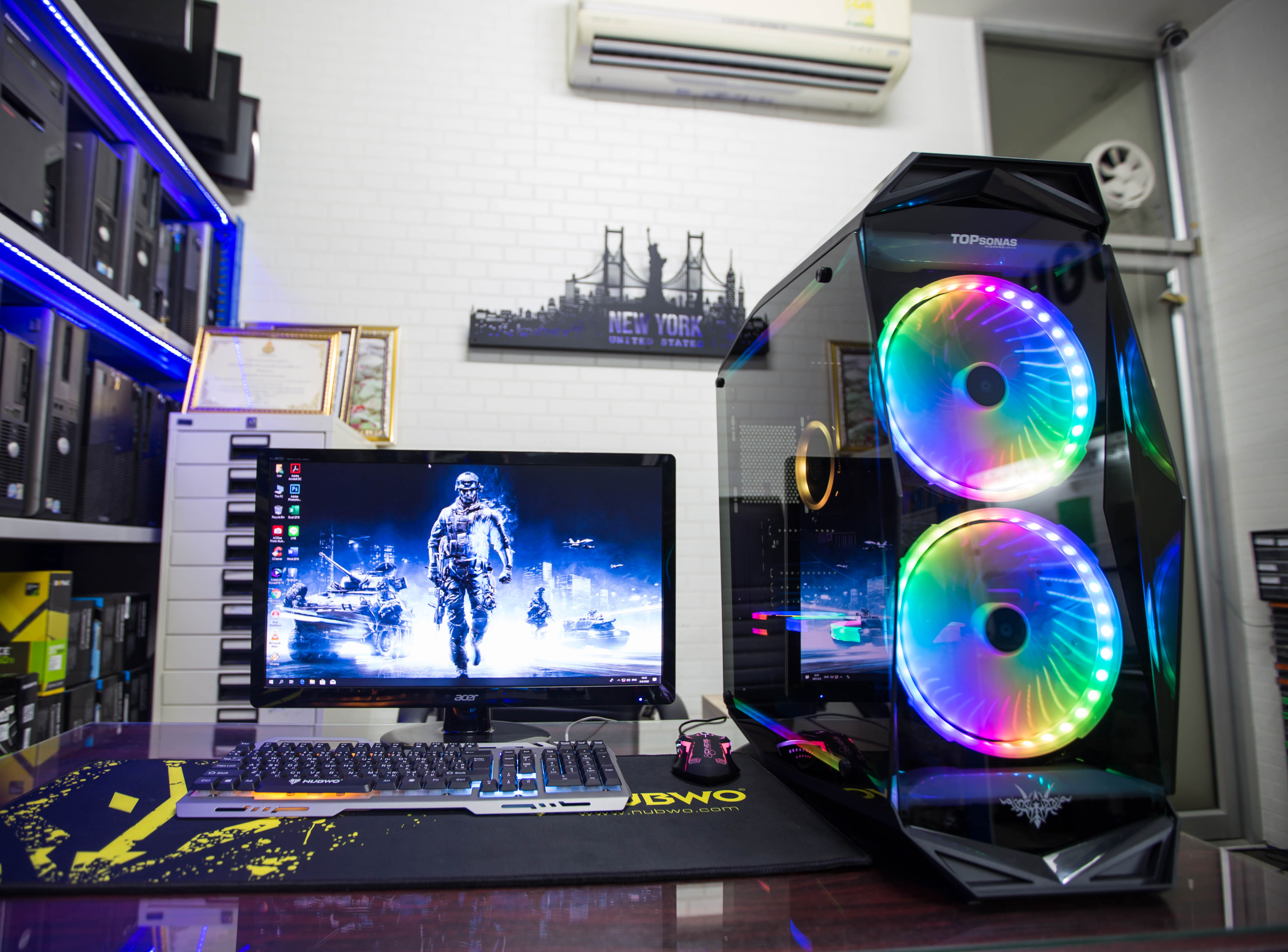 GAMING PC Core i5 GEN4 RAM8GB RX560 4Gb SSD240Gb