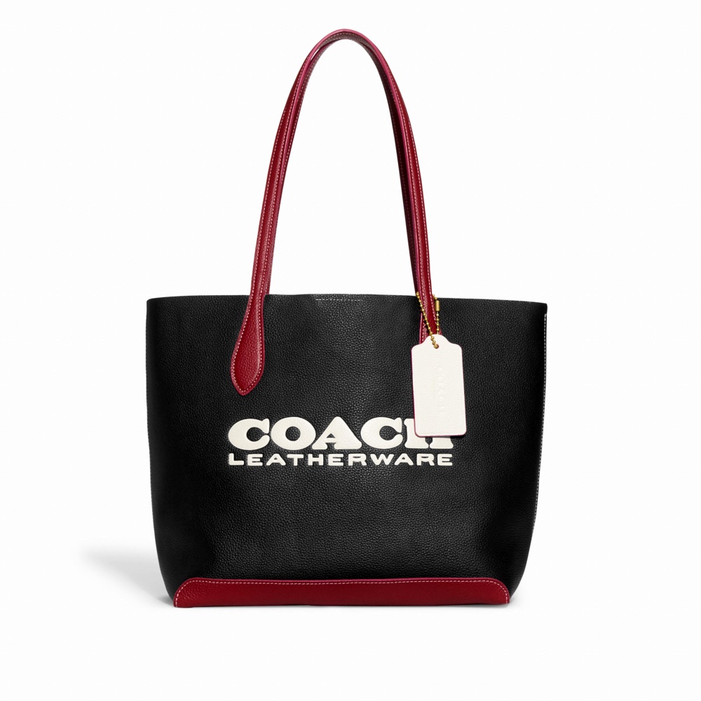 กระเป๋าสะพายไหล่ COACH CE734 KIA LOGO DETAILED TOTE BAG (B4M2) [CE734B4M2-MA]