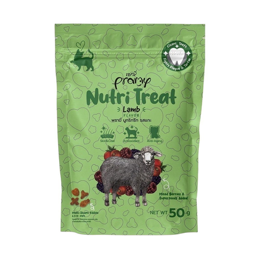 Pramy Nutri Treat รสแกะ 50 กรัม
