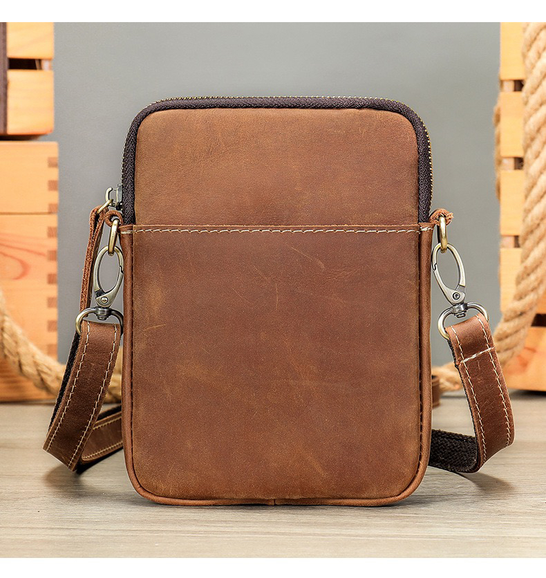 For You Leather กระเป๋าสะพายข้าง ผู้ชาย ใบเล็ก หนังแท้ พรีเมี่ยม รุ่น LB69 LB69